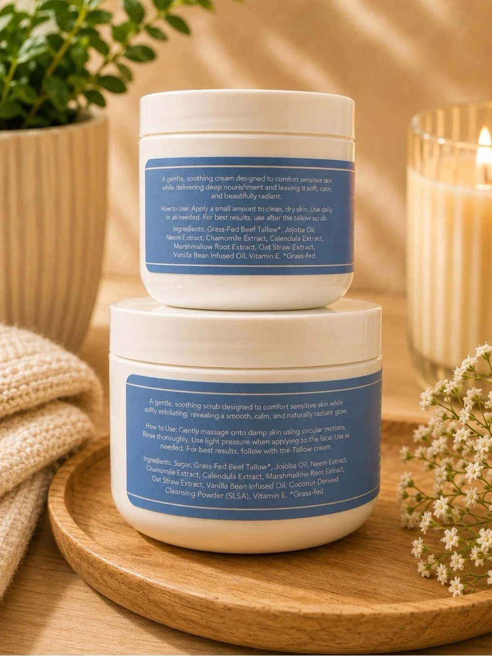 AMINNAH (NWT) Cloud Fluff Tallow Face & Body Cream